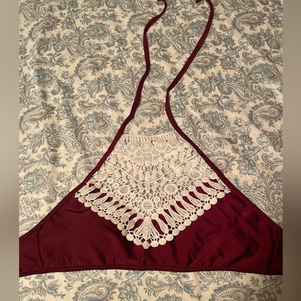 Medium Bikini Top - Maroon
